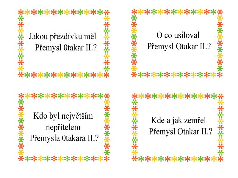 020 OTÁZKY - KARTIČKY